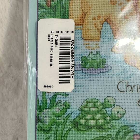 Dimensions "Little Pond Birth Record" Counted Cross Stitch Kit- # 70-73697 - NEW - Picture 2 of 5